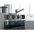 Modern Mini Island Stainless Steel Kitchen Cabinet Set